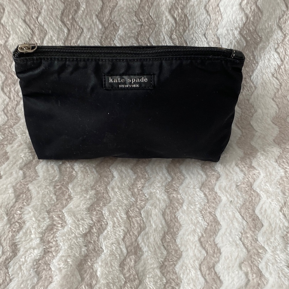 Vintage Kate Spade Black Cosmetic Bag